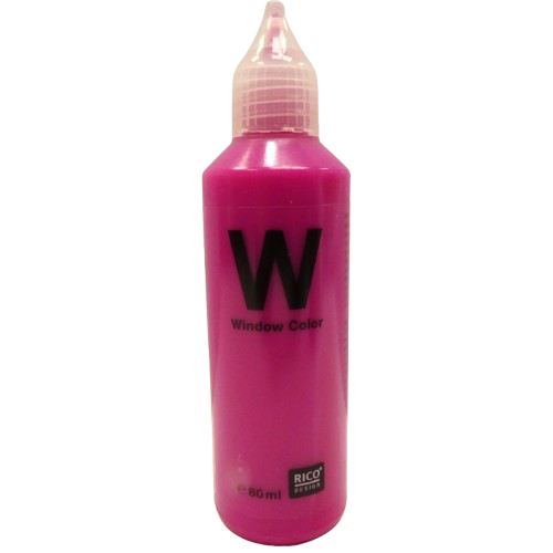 rose transparent peinture fenetre repositionnable