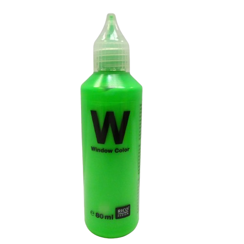 vert fluo peinture fenetre repositionnable