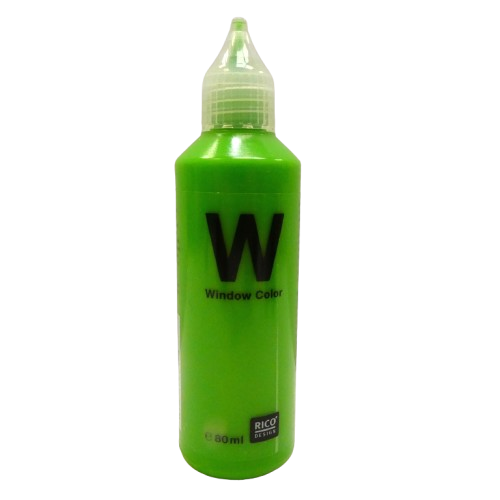 vert feuille transparent peinture fenetre repositionnable