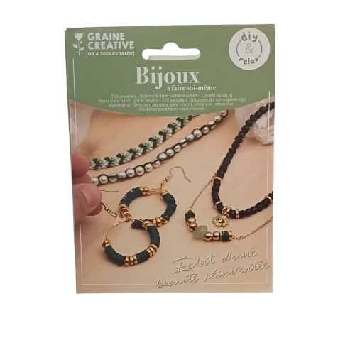 Kit bijoux jade graine creative