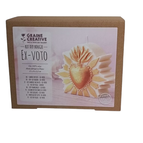 kit bougie ex voto graine creative