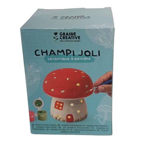 kit céramique graine creative champignons