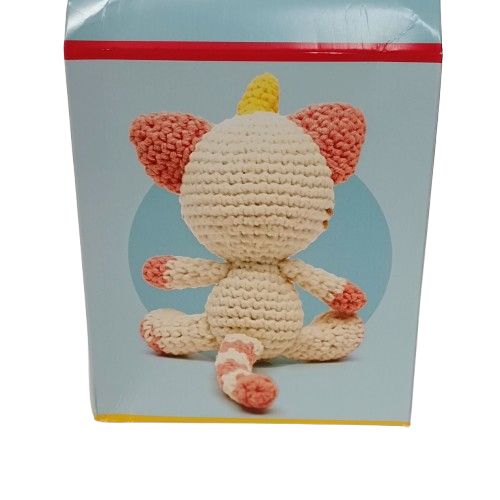 kit crochet licorne chat graine creative