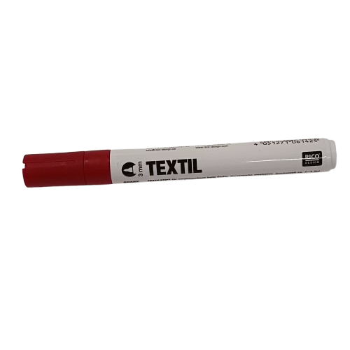feutre textile clair rouge