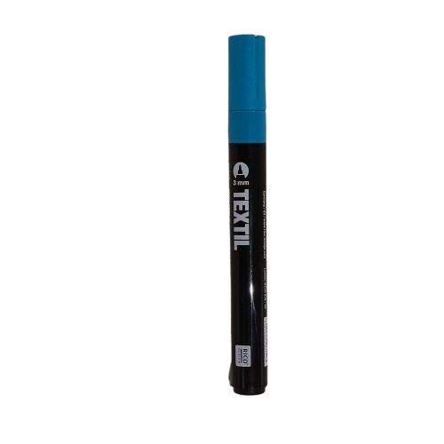 feutres textils foncés bleu clair