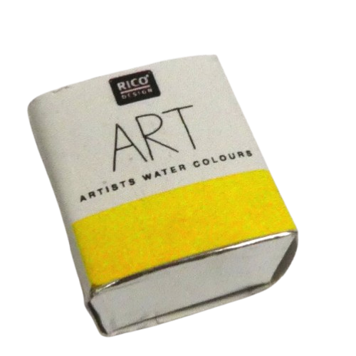 godet aquarelle rico design jaune