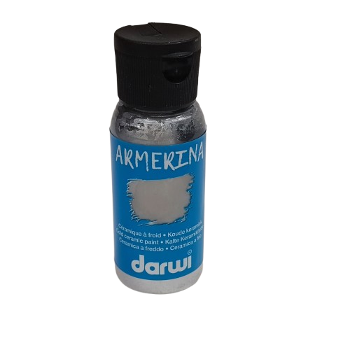 peinture céramiqe darwi argent