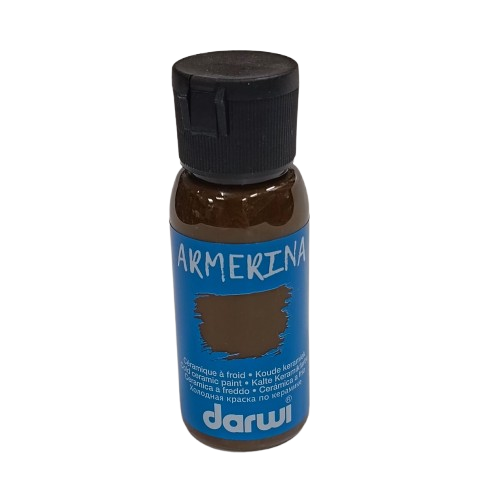 peinture céramiqe darwi marron