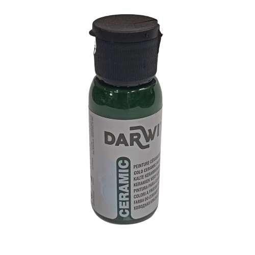 peinture céramiqe darwi vert sapin