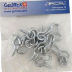 crochet ouvert glorex argenté