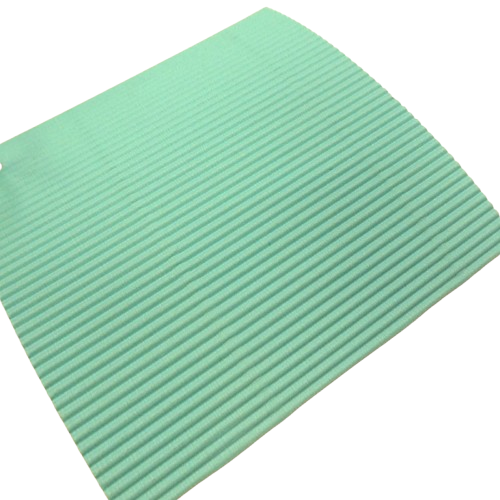 carton ondulé bleu clair