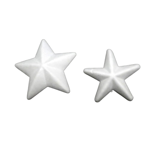 étoiles polystyrène