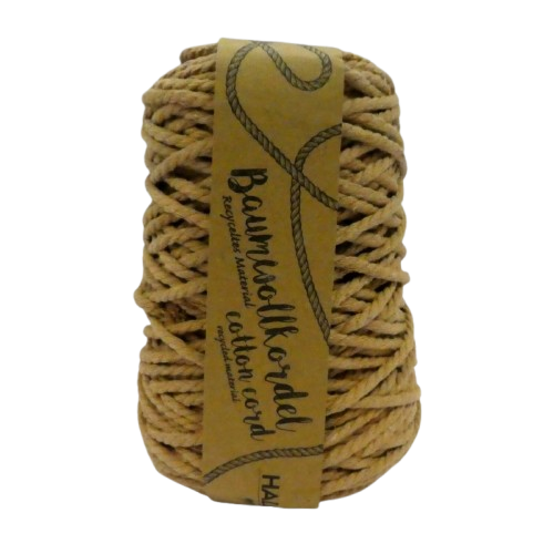 bobine fil macramé 5 mm marron