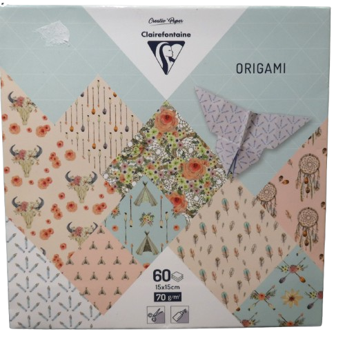 papiers origami clairefontaine bohème chic