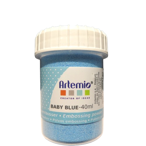 poudre embosser artemio bleu clair