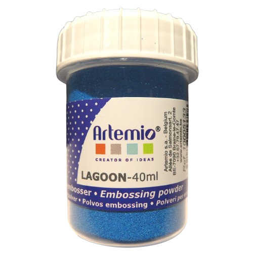 poudre embosser artemio bleu foncé