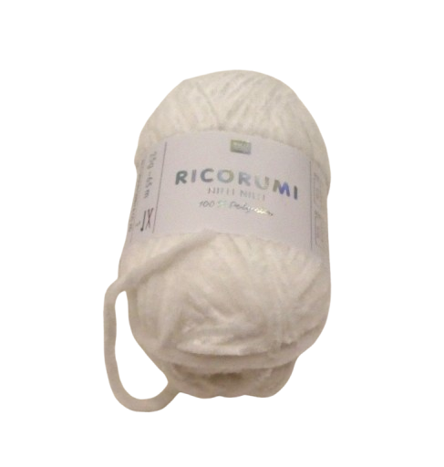 001 blanc Fil chenille nilli rico design