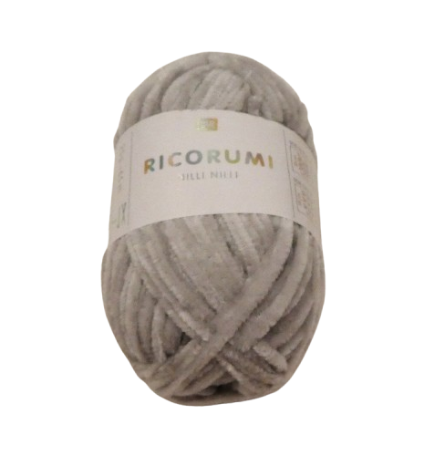 025 gris argenté Fil chenille nilli rico design
