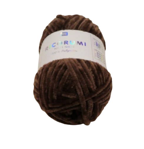 024 chocolat Fil chenille nilli rico design