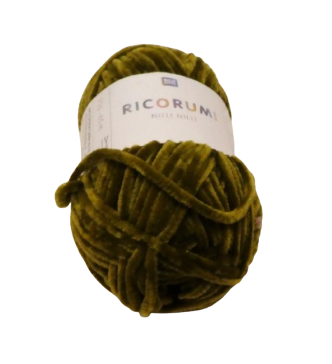 020 vert olive Fil chenille nilli rico design