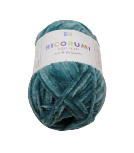 017 turquoise Fil chenille nilli rico design
