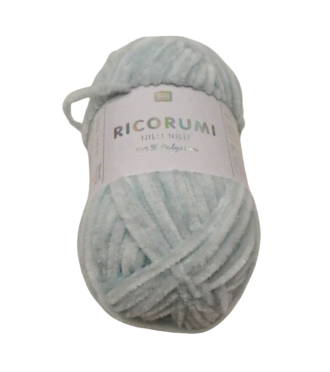 015 bleu glace Fil chenille nilli rico design