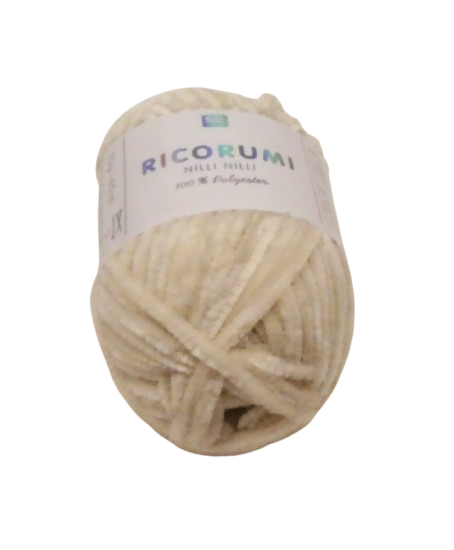002 blanc cassé Fil chenille nilli rico design