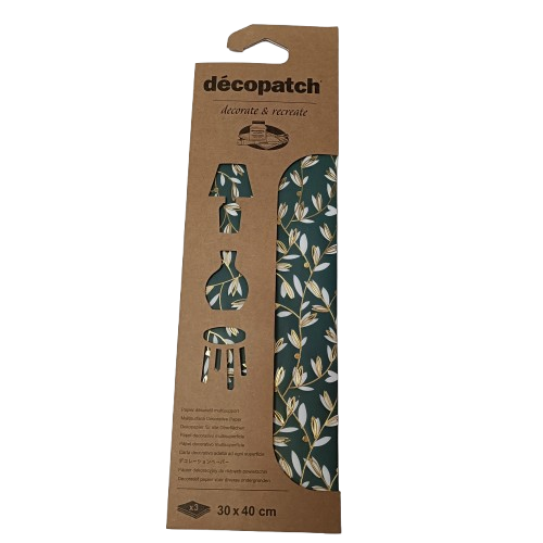 3 feuilles identiques foil 938 decopatch