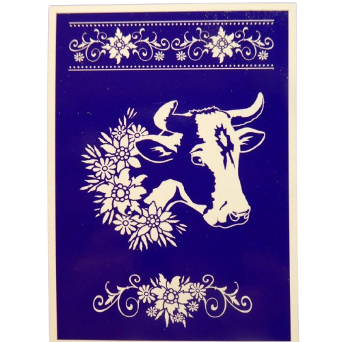 pochoir vache