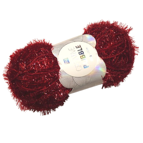 rouge foncé laine bubble rico design
