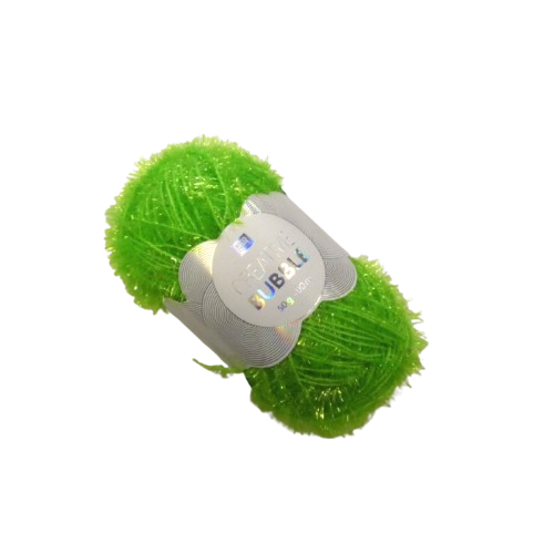 vert fluo laine bubble rico design