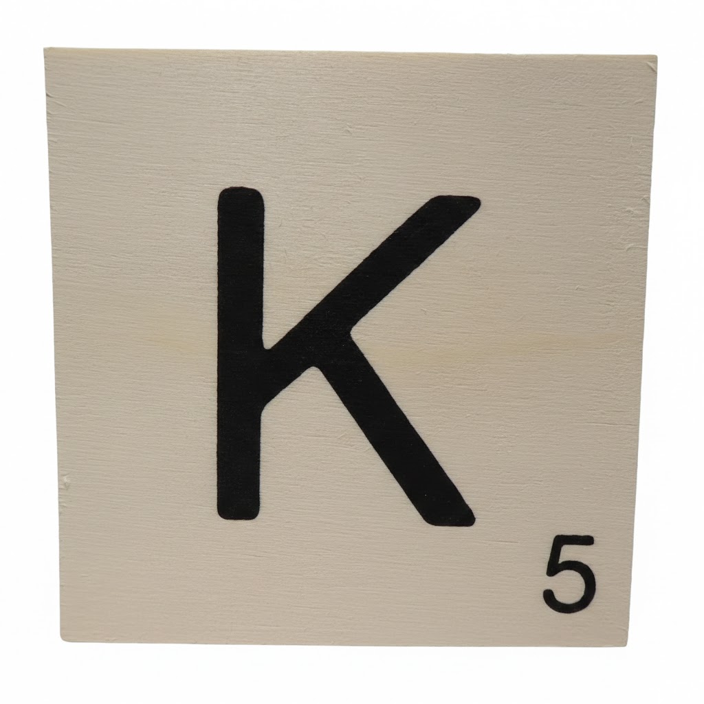 lettre scrabble K