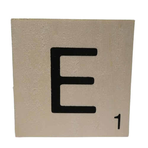 lettre scrabble E