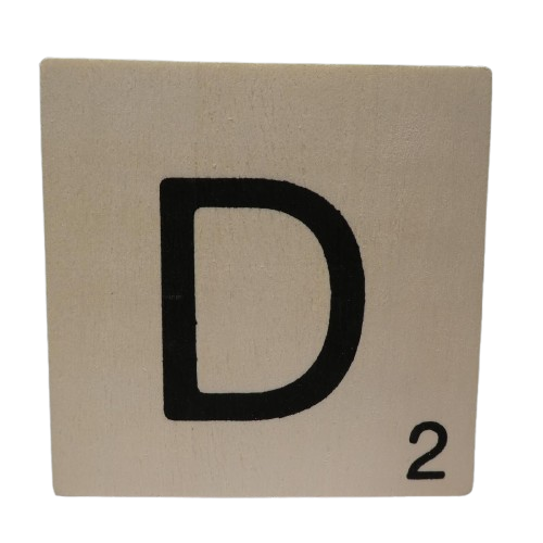 lettre scrabble D