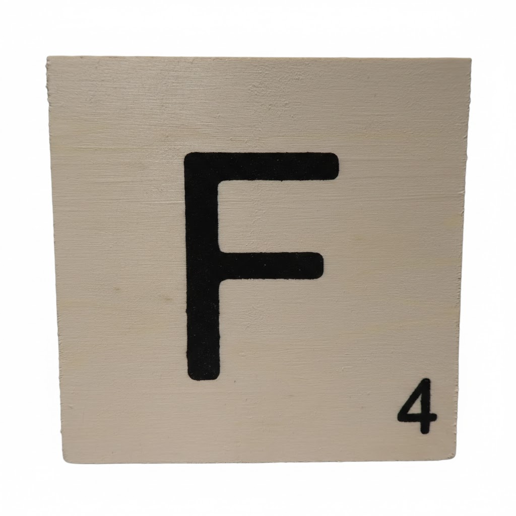 lettre scrabble F
