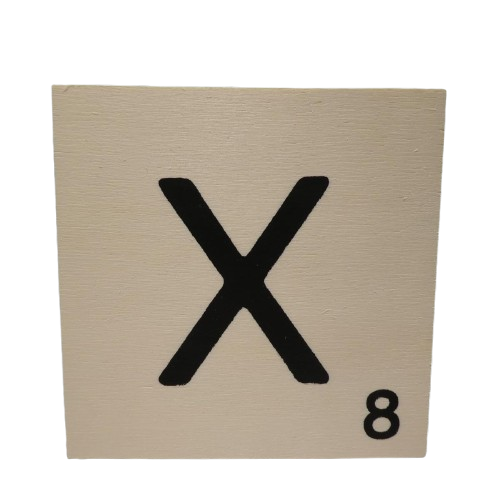 lettre scrabble X