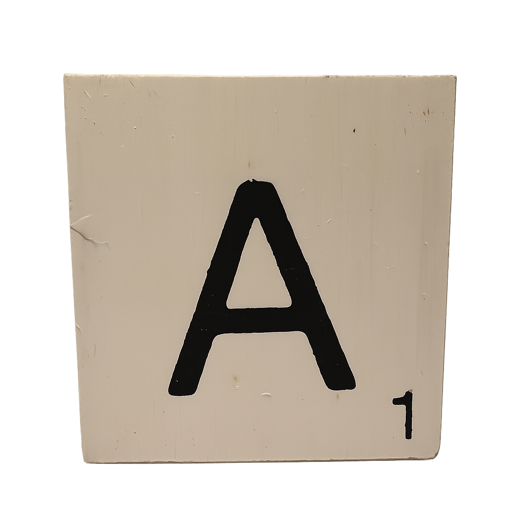 lettre scrabble A