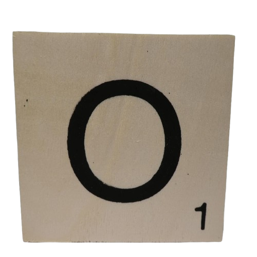 lettre scrabble O