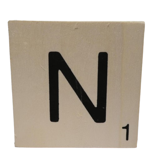 lettre scrabble N