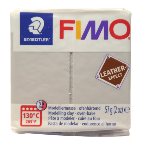 fimo leather gris