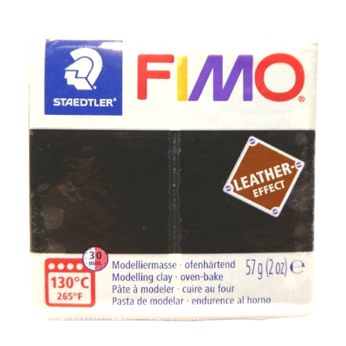 fimo leather noir