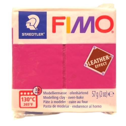 fimo leather rose