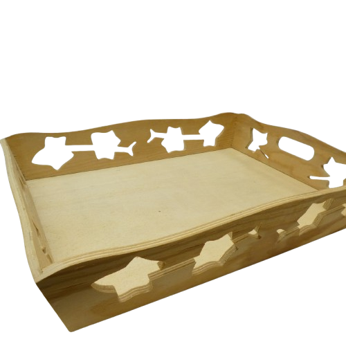 plateau bois feuille
