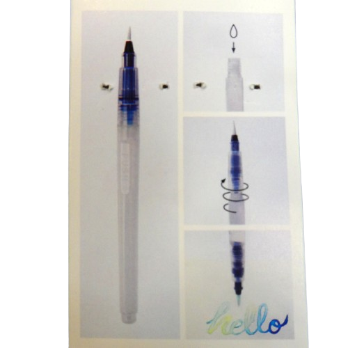 pinceau réservoir aquarelle 3 taille