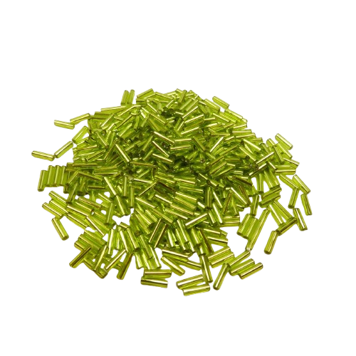 perles tube vert