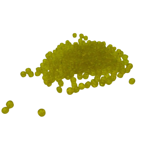 perles rocaille 4 mm jaune 2