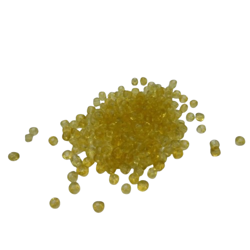 perles rocaille 4 mm jaune pâle