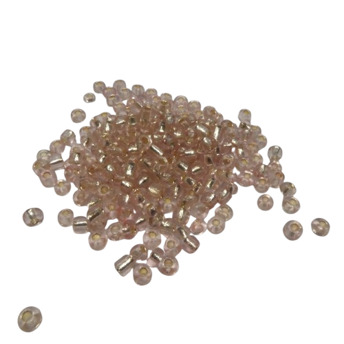 perles rocaille 4 mm rosé