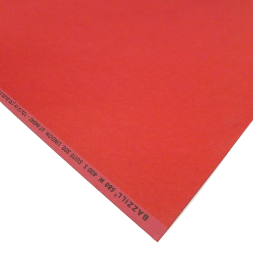 papier bazzill rouge