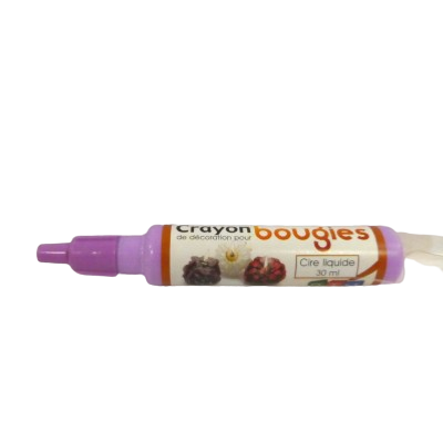 crayon cire à bougie violet graine creative